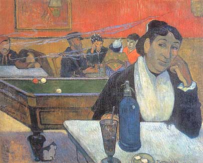 Photo:  Paul Gauguin, Café à Arles, 1888
